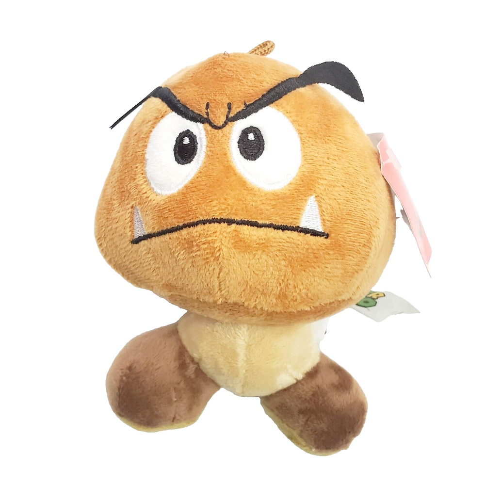 Super Mario Nintendo Goomba 7" Plush Mushroom Enemy Stuffy Kid's Stuffed Animal